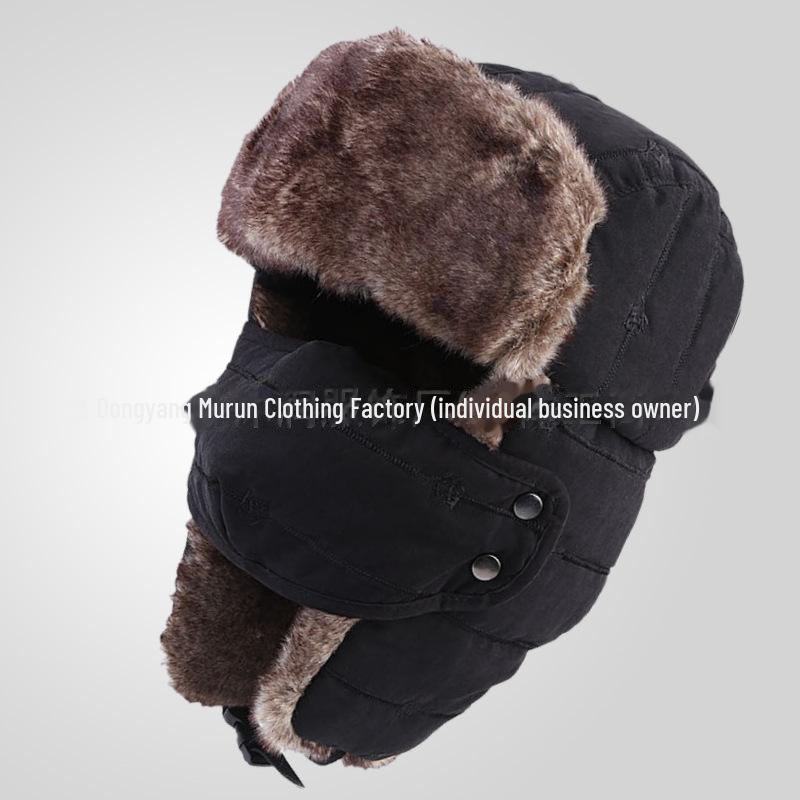 

Персонализированная бархатная маска-ушанка: Корейская зимняя мотоциклетная защита от холода 58-60cm (Adult) чёрный