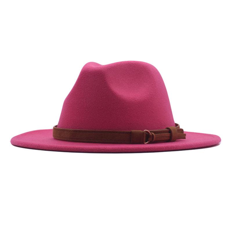 Women's Retro Wool Fedora Hat - Autumn/Winter British Style Bowler with Trendy Design