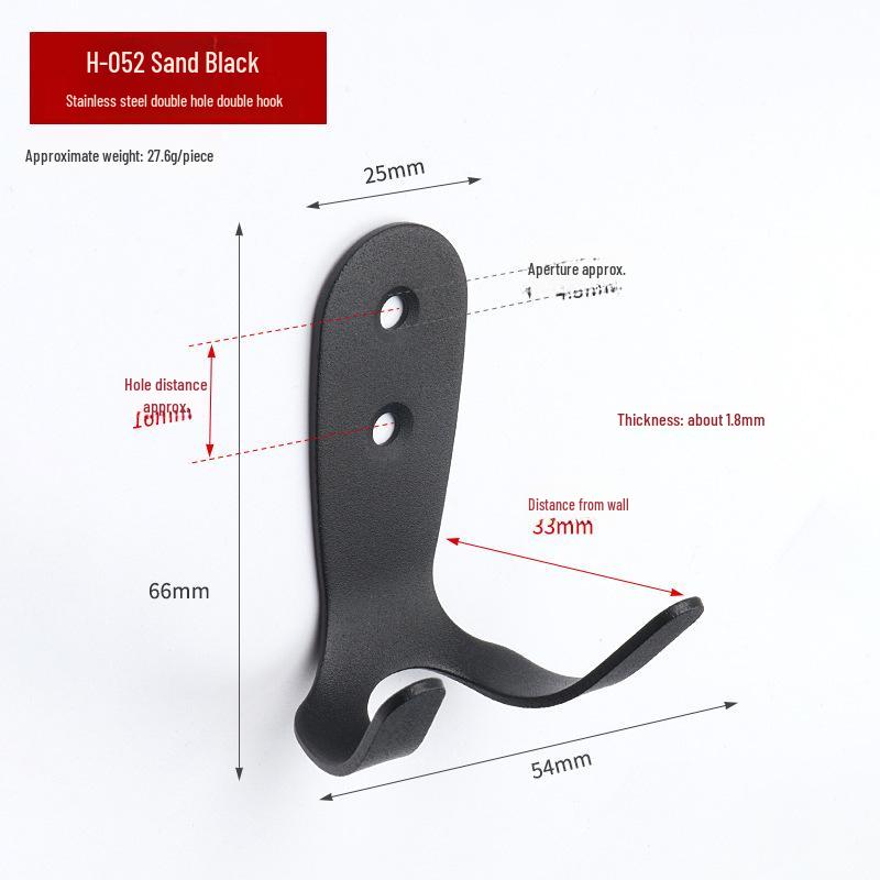Stainless Steel Mini Single Clothes Hook for Wall