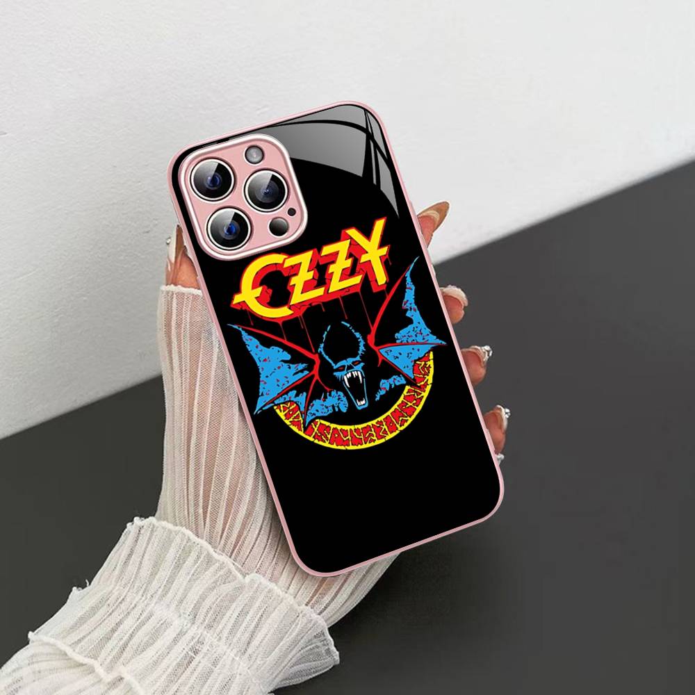 Retro Band O-Ozzy O-osbourne Fashion Tempered Glass For Iphone 14 13 12 11 Pro Mini XS MAX 14Plus X XS XR Cover