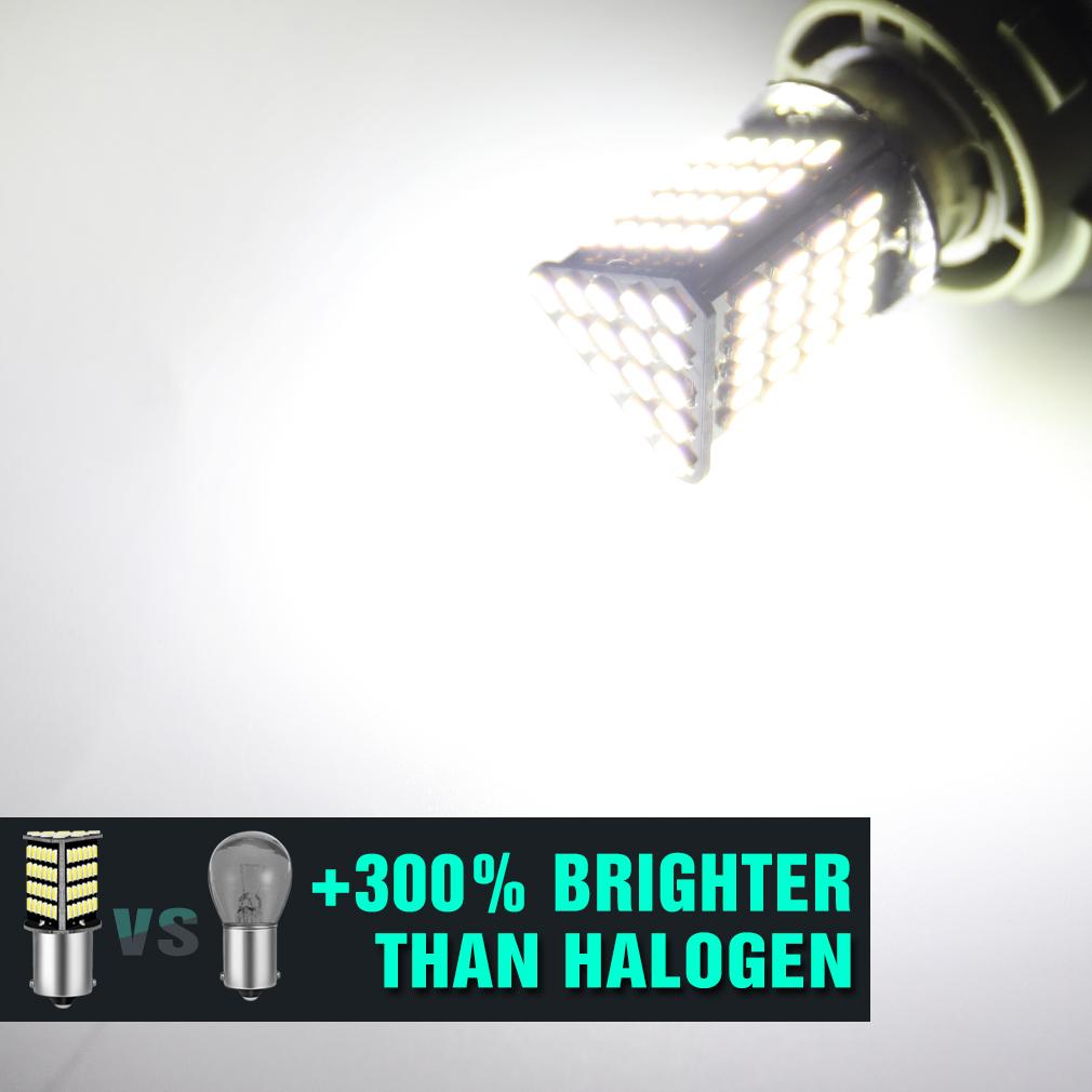 1pc 3014 87SMD 1156 BA15S P21W Led 1157 BAY15D P21/5W BAU15S PY21W Lamp Car Tail Bulb Brake Lights R5W R10W Reverse DRL Lamp Daytime Running Light 12V