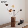 Zen Chinese Retro Teahouse Décor: Dried Branches & Flowers for Living Room Entranceway