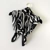 Patterned Shawl Stripes Square Headscarf Lightweight Printed Silk Scarf 90 CM Square Scarf  Beach
