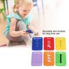 6pcs/ Set Learning Paper Board Kit Basic Skill for Life Toy Button Buckle Tie Intelligent Toys