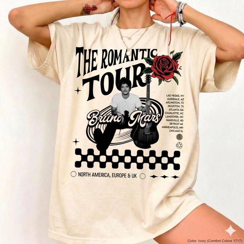 2026 Pop Singer Shirt, Retro 90s Pop Tour Inspired Graphic Romantic, R&B Inspired Concert Tee, Music Fan Gift Hip Hop Streetwear Oversized Tshirt 4XL