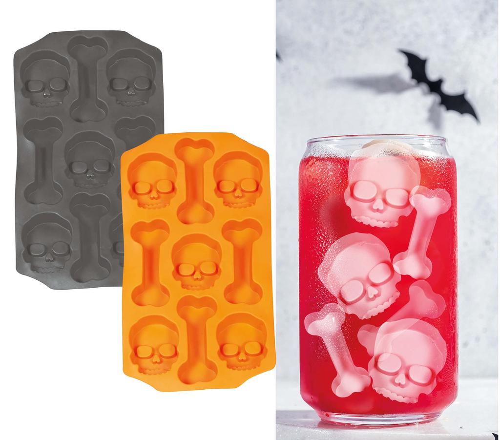 Halloween Totenkopf Knochen Eiswürfelform