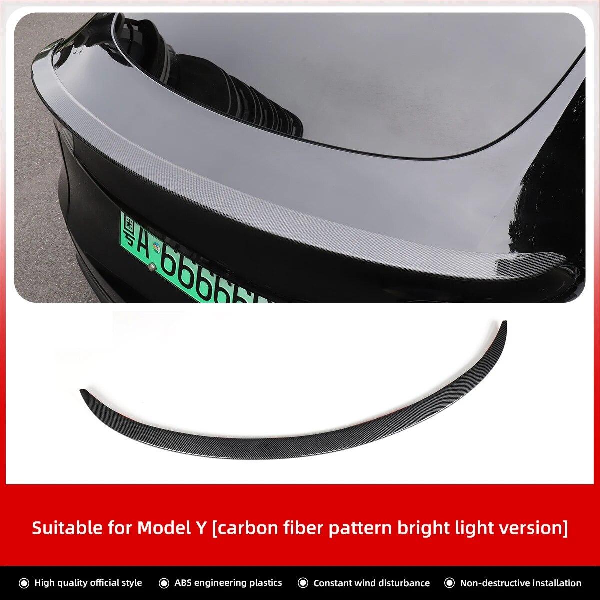 

LUCKEASY для Tesla Model Y-2023, аксессуары для стайлинга автомобилей, ABS SPORT, высокопроизводительный задний спойлер на багажник, крыло, хвост MY-EX90LCF