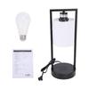 Bedside Light Touch Control Table Lamp with Smartphone Wireless Charging 3 Adjustable Brightness Levels USB Port Fabric