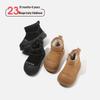Kids' Plush Cotton Snow Boots: New Winter Style, Warm for Infants and Toddlers, Boys and Girls
