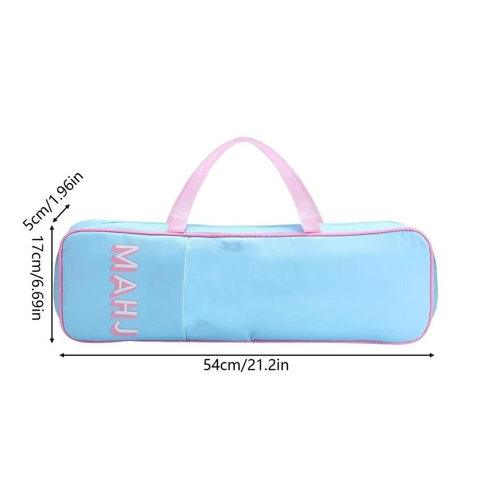 Zipper Closure Design Mahjong Storage Bag Large Capacity Ergonomic Comfortable Mahjong Tile Carrying Bag Lightweight