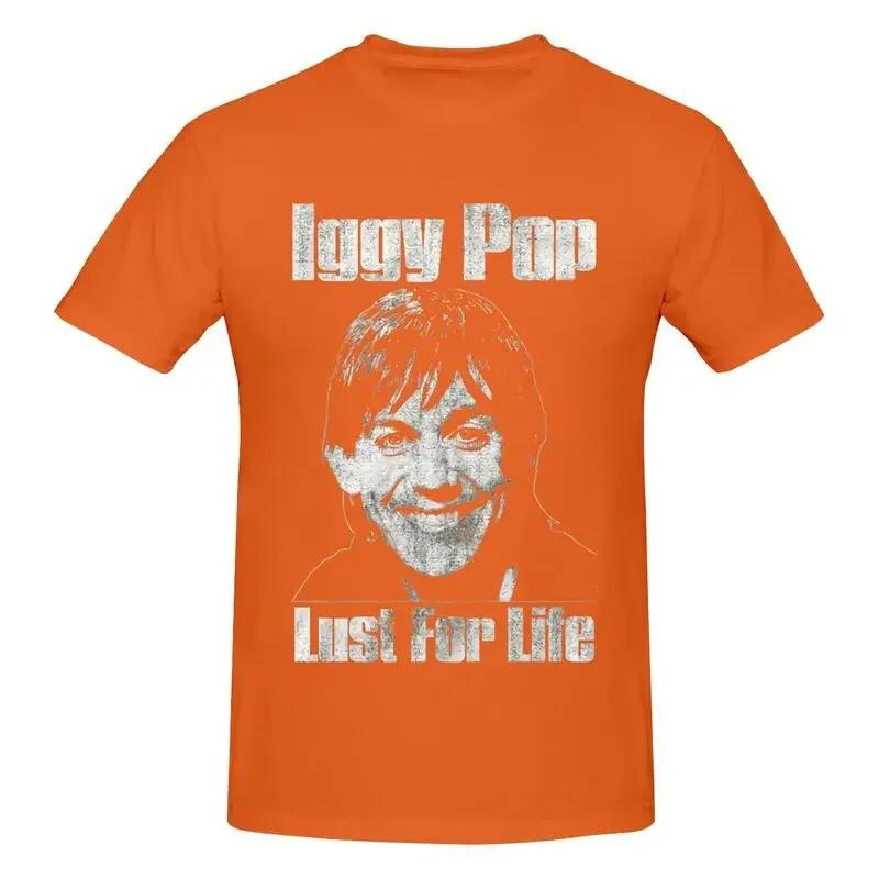 Iggy Pop Lust For Life Mens Licensed Rock N Roll Band Stooges Shirt T-shirt Tee Pop Classic