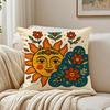 SHine BBohemian Ethnic Design Art Cushion Cover Linen Pillowcase Soft  for Sofa Bed Home Room Decor