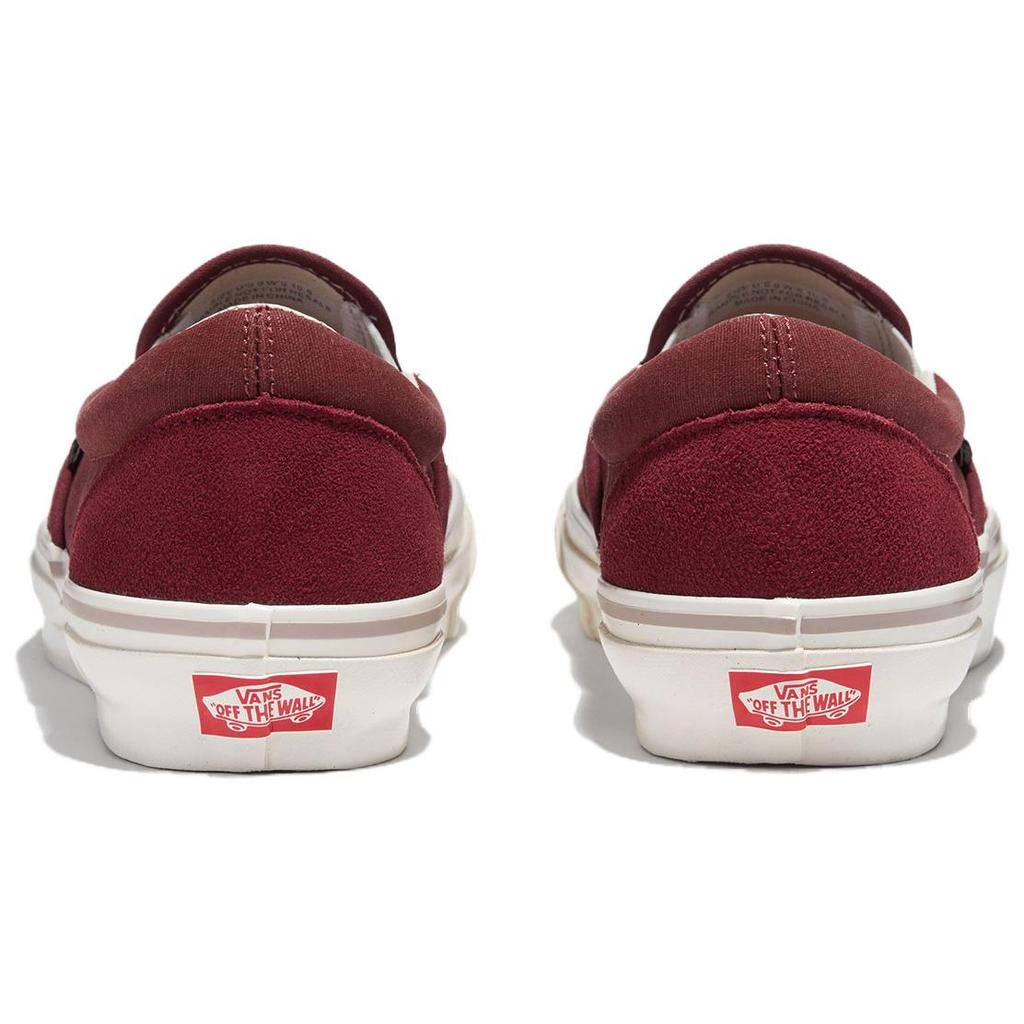 Vans Mte Classic Versatile Low Top Skate Shoes Unisex Sneakers Burgundy VN000CWAMDB