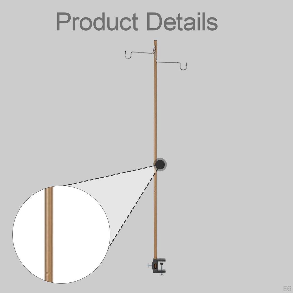 Aluminum Alloy Camping Lantern Holder with Detachable Hook, Lightweight, for Travel, Hiking,