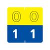 LIHIT LAB Color Number M for 2 100 HK752 Labels, Size, Digits, Labels,
