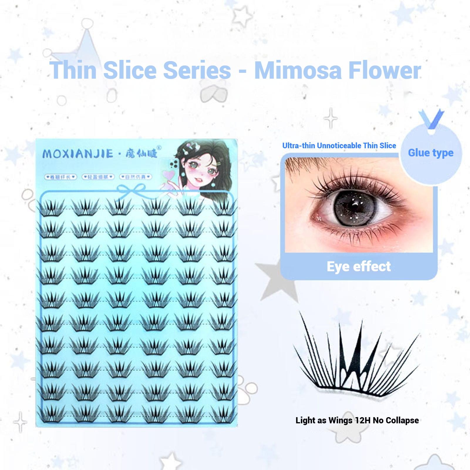 Fairy False Eyelashes Natural Thick Individual Clusters Large Volume Camera-Ready Lashes Default