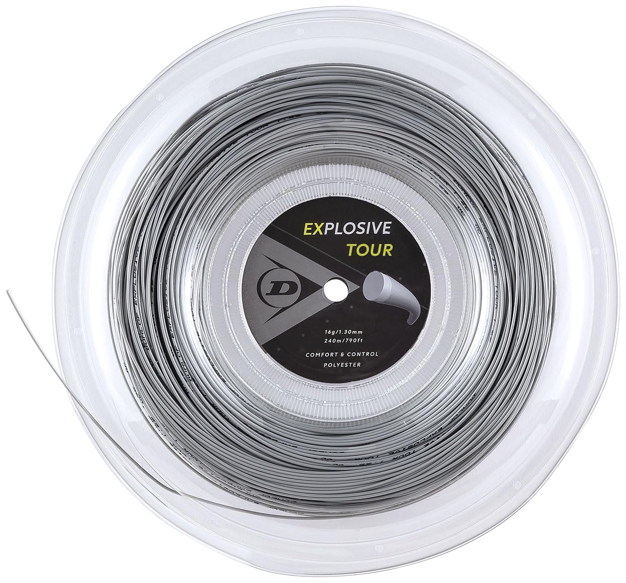 

DUNLOP Tennis Hard Tennis Explosive Tour Roll Type 240m Gray DST12031 1.30mm серый