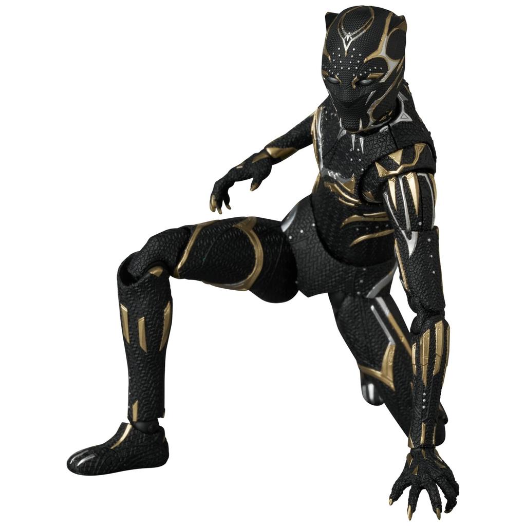Medicom Toy MAFEX No.275 Black Panther (WAKANDA FOREVER) - Approximately 145mm tall, non-scale, pre-painted action figure.