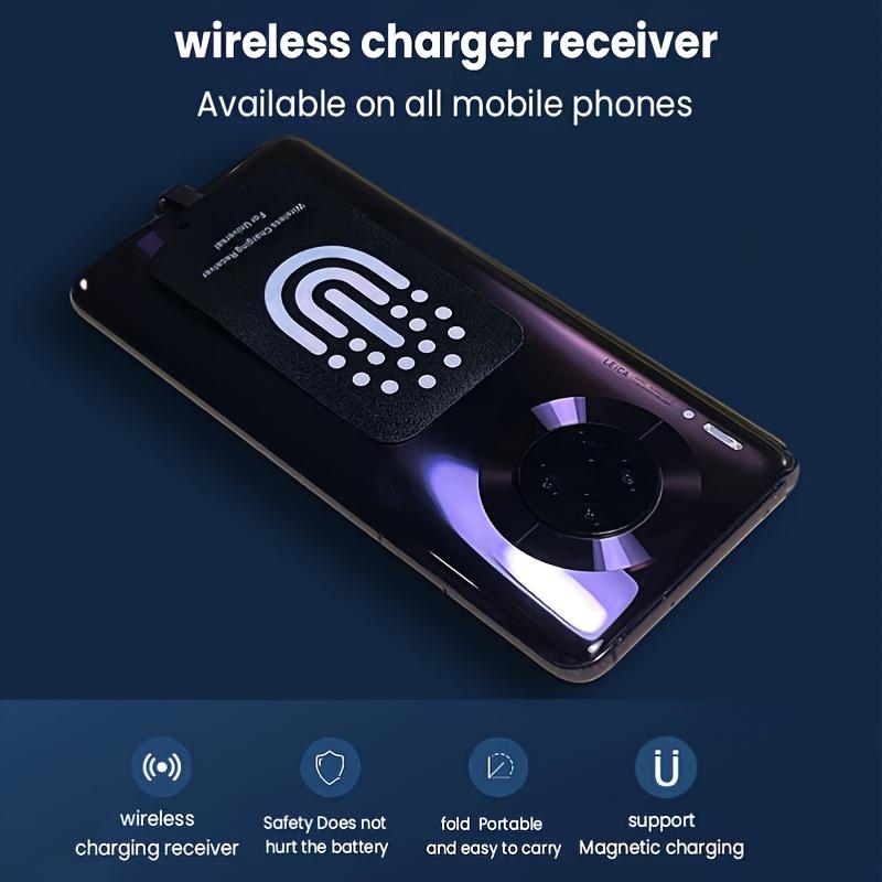 Récepteur de charge magnétique sans fil à double usage, charge rapide 5 V, 2 A/10 W, compatible avec la transmission du son Xiaomi