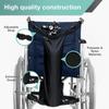Oxygen Tank Holder Breathable Reflective Stripe Cylinder Transport Backpack Adjustable Black Wheelchair Storage Pouch