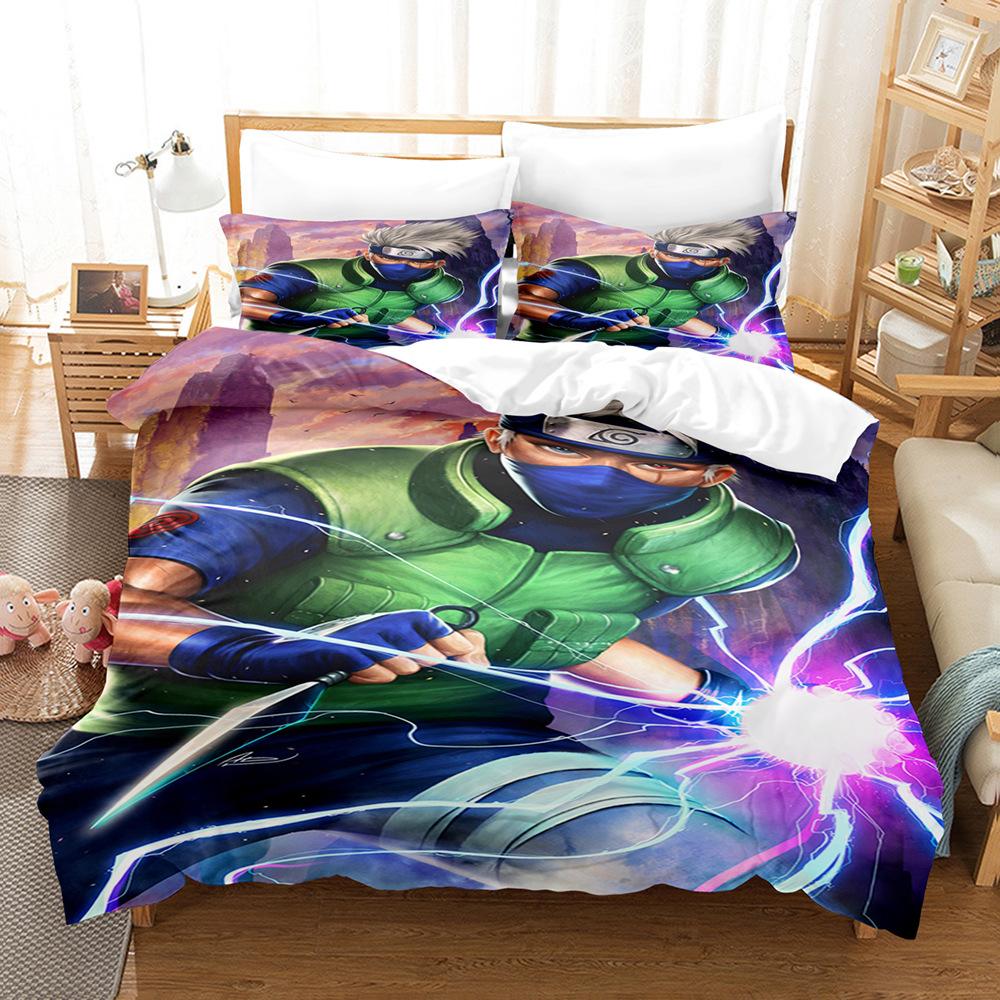 Three-Piece 3D Digital Printing Quilt Cover, Pillowcase, Bedding, Bedding