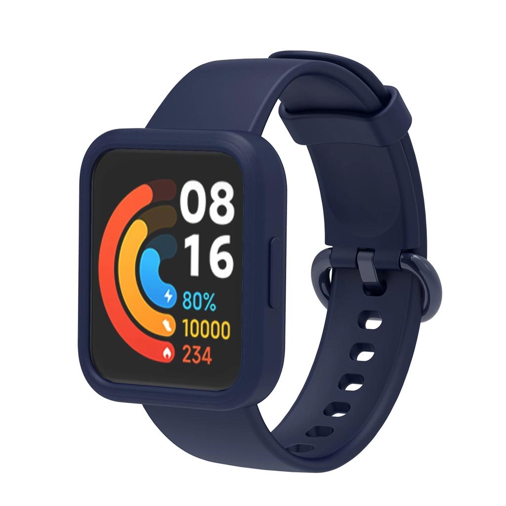 Silicone WatchBand Strap For Xiaomi Redmi Watch 2 Lite SmartWatch Band WristBand Mi Watch2 Lite+ Protective Case Protector Cover