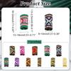NBEADS 44 Pcs Fabric Hair Jewelry, Colorful Cloth Dreadlock Beads Tube Beads Hair Braiding Beads Braids Hair Accessories for Women Girls Braids, Man