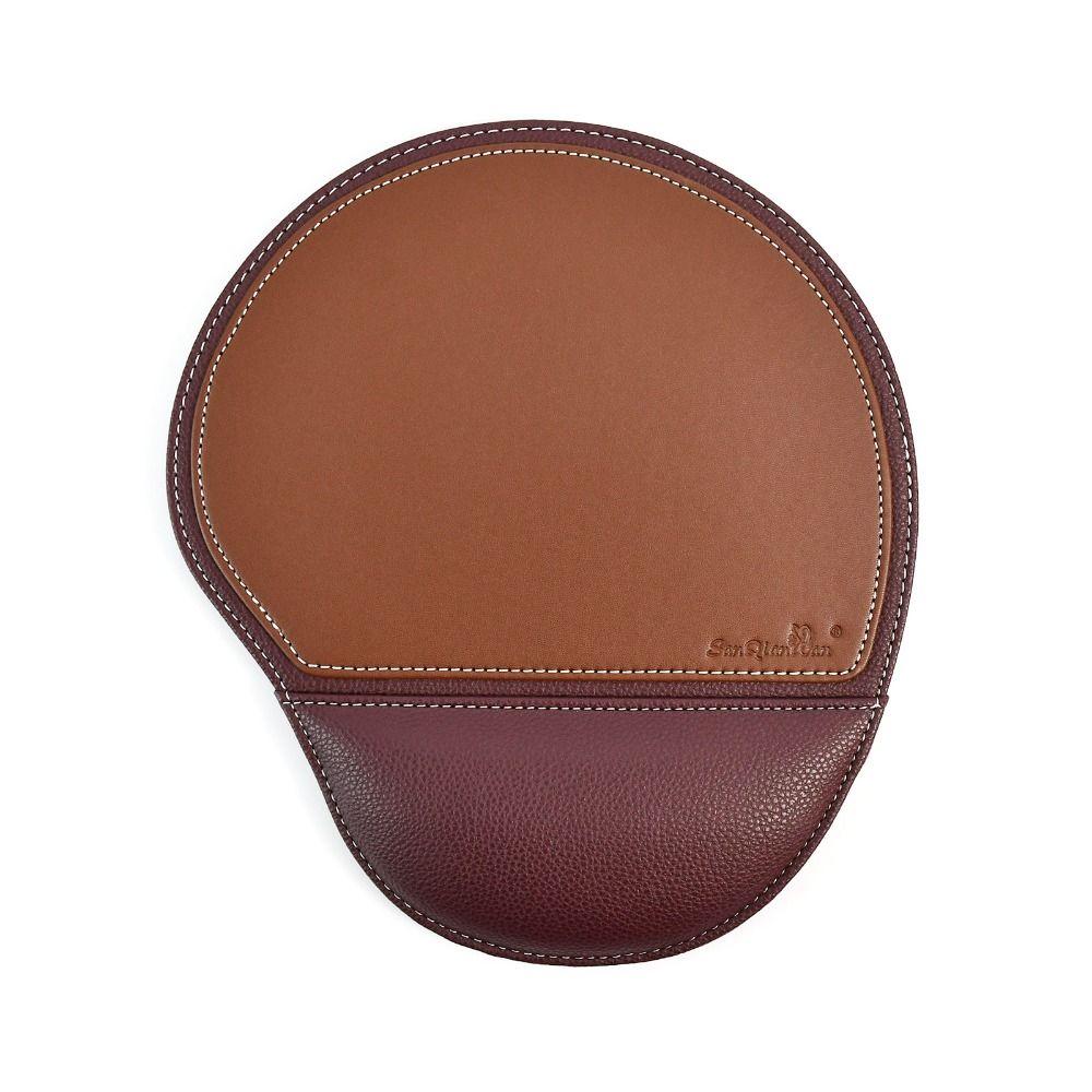Ergonomic Hand Support Mouse Mat Leather Accessories High Quality Wrist Rest Mouse Pad  Business