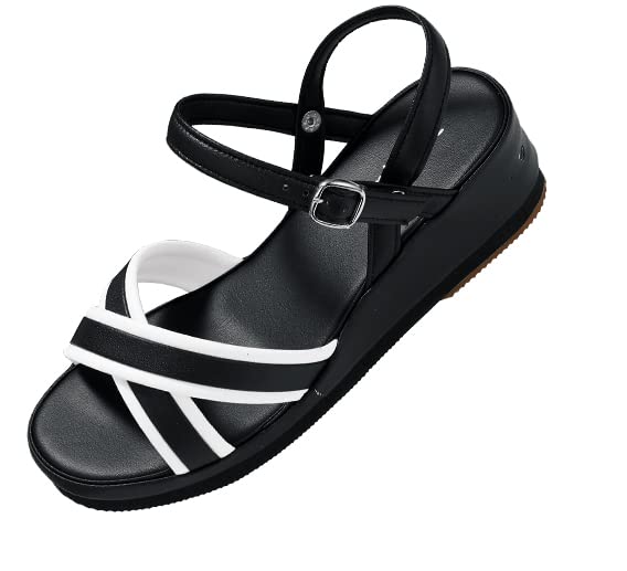 

Anfamie Heart Air Nurse Sandals (Smart Cross), Women s, Lightweight, Hook-and-Eye Closure, Shock-Absorbing Air-Filled Sole, Made in Japan, Sizes 24.0-