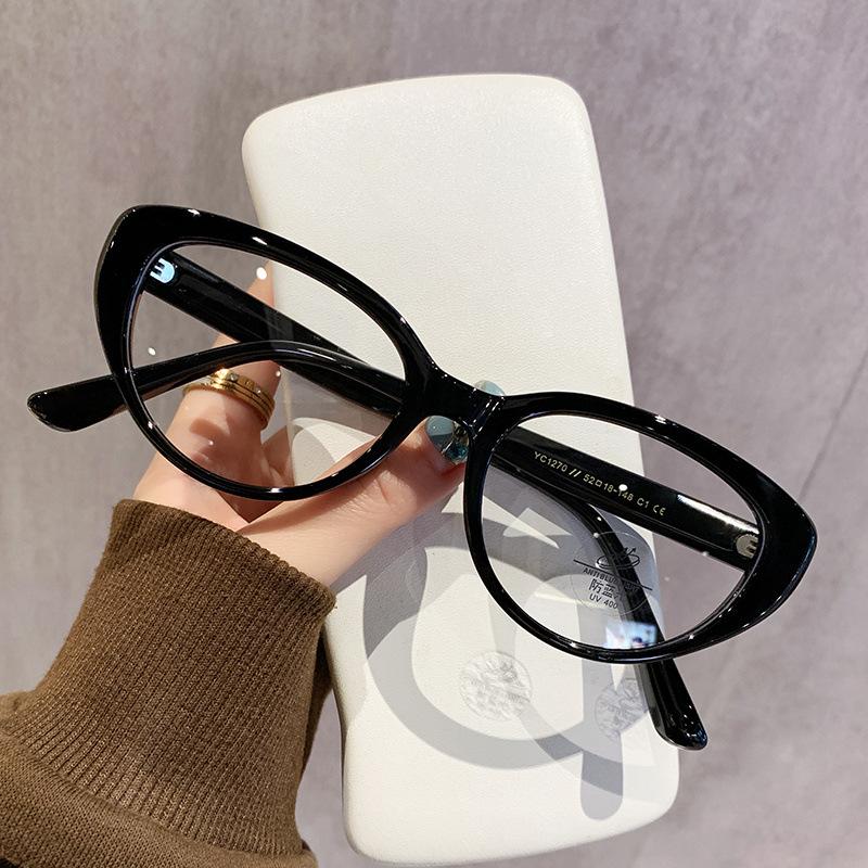Blue Light Blocking Glasses Women Men Fashion Cat Eye Eyewear Commute Travel Female Male Clear Anti Radiation Filter Glasse