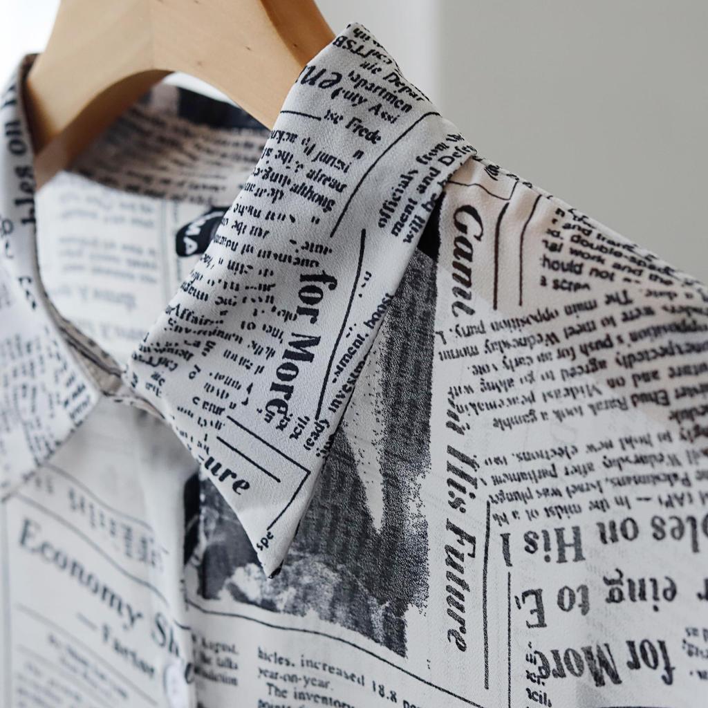 DIMANAF-Vestido camisero de talla grande para mujer, vestido holgado con estampado de diseño Vintage, vestidos informales para mujer, vestido Midi de corte a 2024