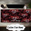 Custom Name Mouse pad Love And Horror Doll Pattern Mouse pad, Gaming Mouse Pad, keyboard pad, Desk Decor for computer notebook Fan Birthday Gift
