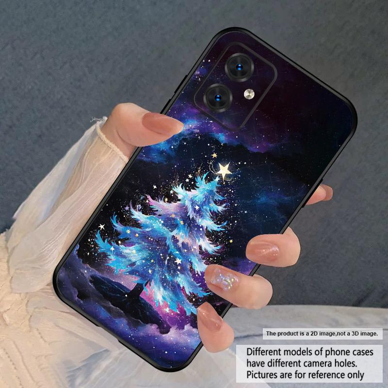 Best for Christmas Star For Motorola Moto G04 14 15 24 34 35 54 55 75 84 85 Edge 40 50 Fusion 60 Fusion Silicone Soft Phone Case