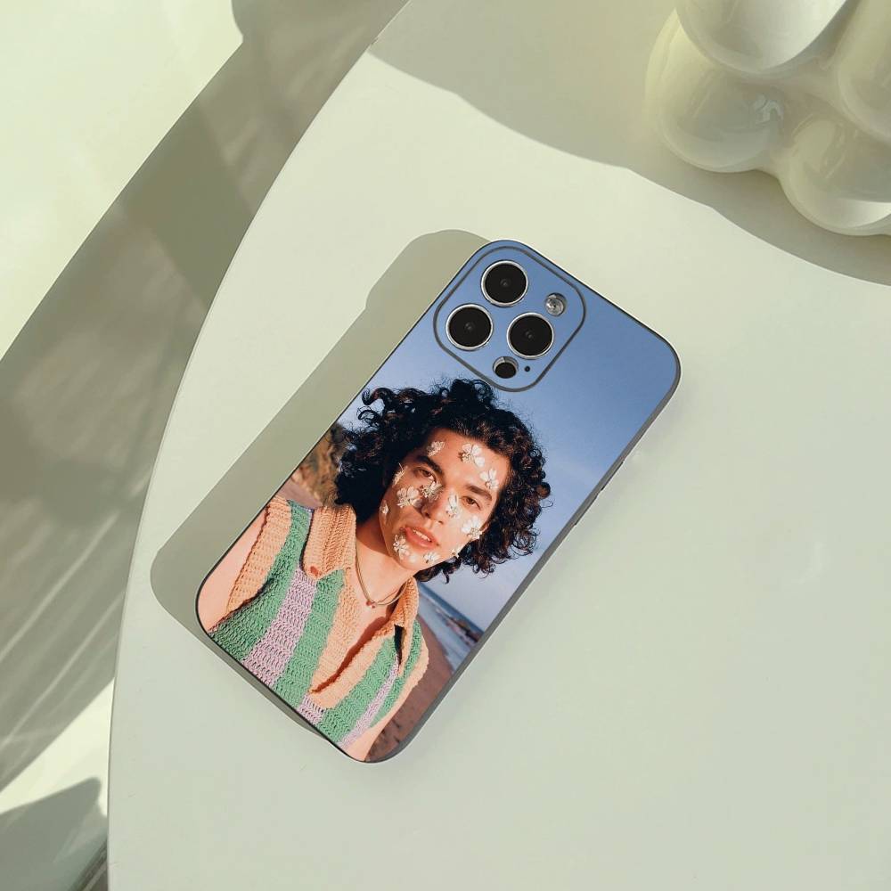 Popular Young Singer C-Conan-G- Gray Phone Case For iPhone 17,16,15,14,13,12,11 Pro Max,16Plus,XS Soft Black Cover