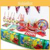 Kleurrijke Sesamstraat-feestdecoraties voor kinderverjaardagen