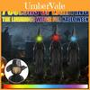 Enchanting Halloween Colorful Glowing Three Handheld Witches White Witch Ghost Decoration