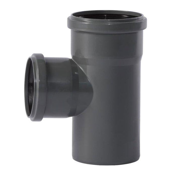 Raccord HT 90/75 87 Degrés, Branchement PVC Évacuation Eaux Usées