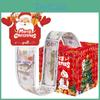 Claus Money Santa Container With Red Paper Material For Christmas Festive Decor