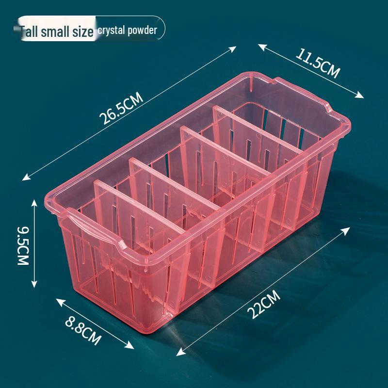 Klare Rechteckige Schreibtisch-Aufbewahrungsbox mit Schublade
