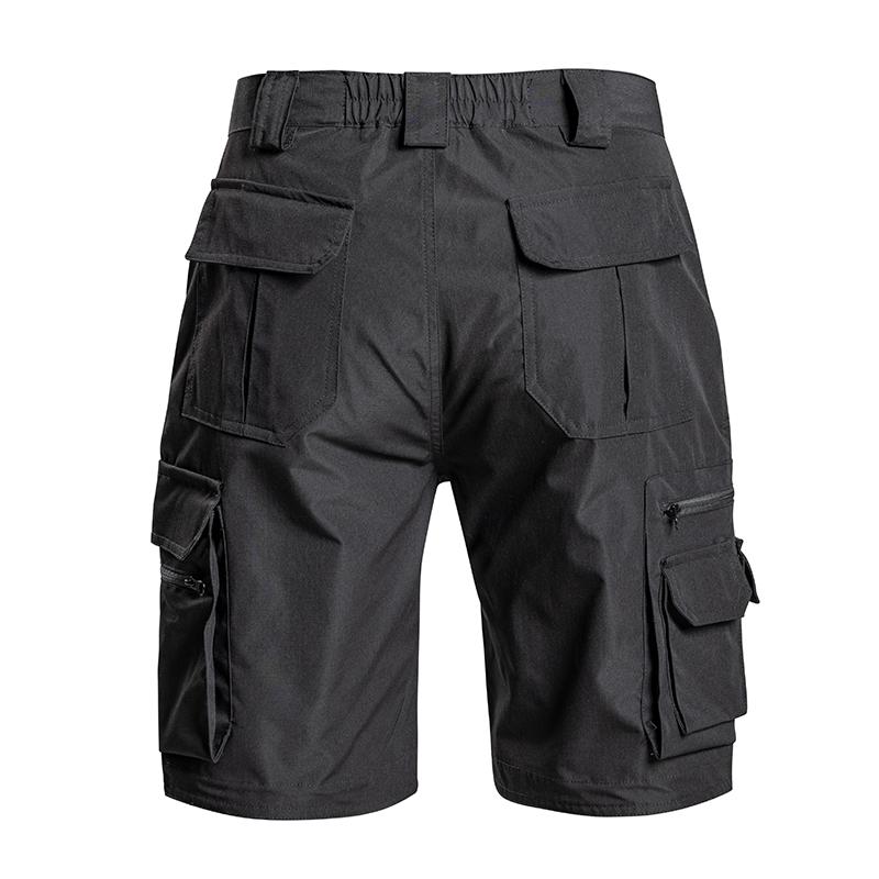 Men's Stretch Casual Work Pants, Lightweight Golf Pants, And Elastic Work Shorts With Multiple Pockets