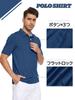 TACVASEN Polo Dark Short for Outdoor and Men's Shirt, Blue, Medium, Sweat-Wicking, Sleeve, Casual, Activities, Hiking, Golf, Business, Tennis.