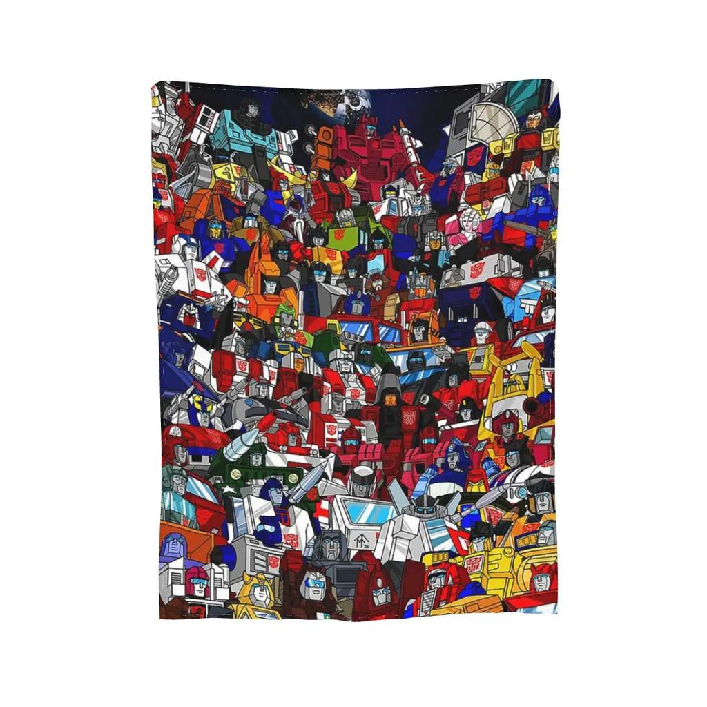 G1 Transformers Autobots Decken Weiche Warme Flanell Überwurfdecke Tagesdecke für Bett Wohnzimmer Picknick Reise Zuhause Sofa