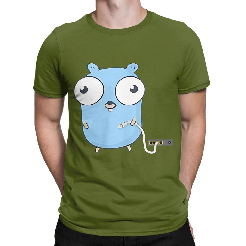 Go Graphic Funny 100 Cotton TShirt Gopher Tops Tees For Unisex