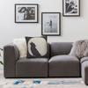 Minimalist Wolf Full Moon Square Pillowcase Polyester Linen Velvet Creative Zip Decor Bed Cushion Case 45X45