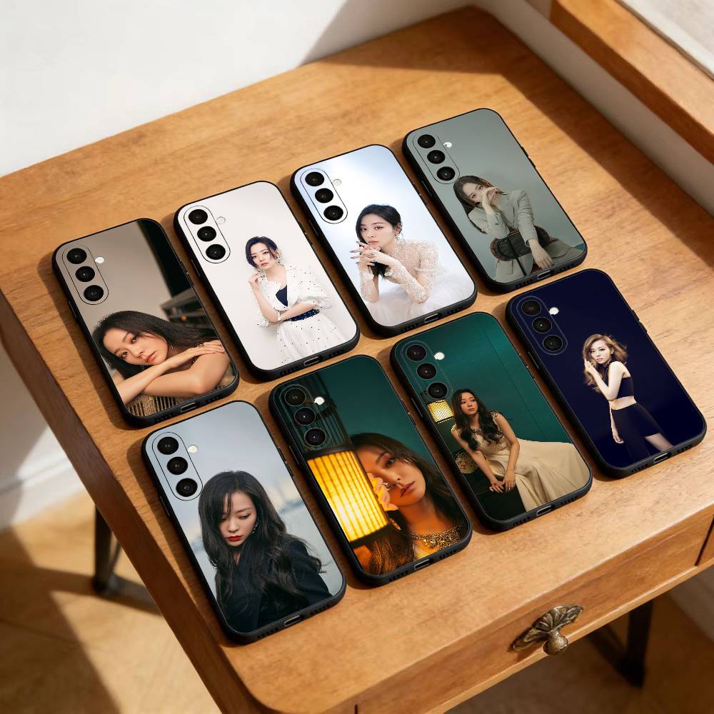Jane Zhang Phone Case For Samsung Galaxy A20,21s,22,31,32,52,53,72,73,80,91 Soft Black Shell