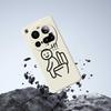 For Xiaomi 15 Ultra Case Stickman Toilet Pattern Printing Straight Edge TPU Phone Back Cover