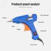 20W with Switch Suit 7mm Glue Stick Hot Melt Glue Gun Mini Industrial Adhesive Hot Gun Electric Heat Temperature Gun Repair Too