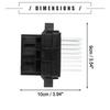 Pack of 1 for Jeep Grand Cherokee 2011-2013 Blower Motor Resistor 68079480AA