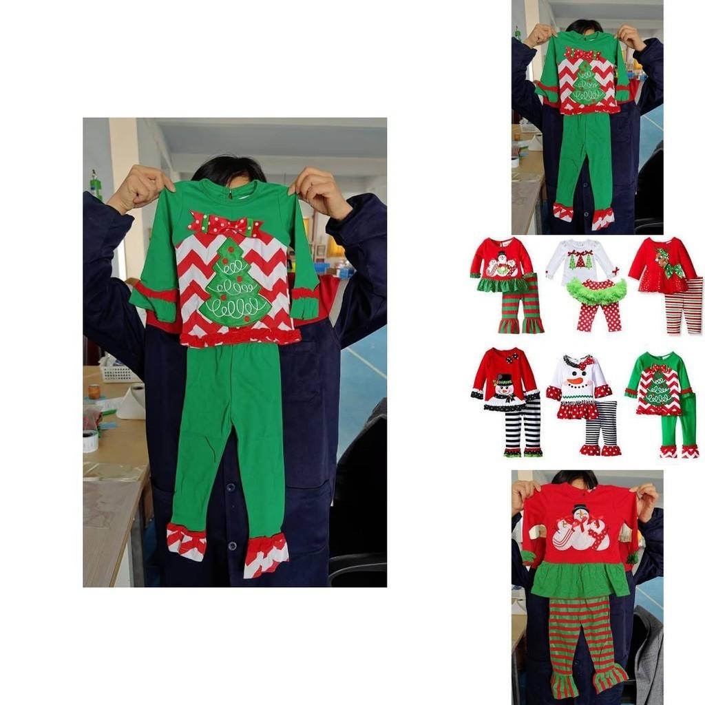 Weihnachtskleidung Kinder Nikolaus Set Kinder Spitzenhose Zweiteiliges Set