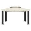 Cream Double Roof Pavilion 3.94 X 2.96 M Steel Frame